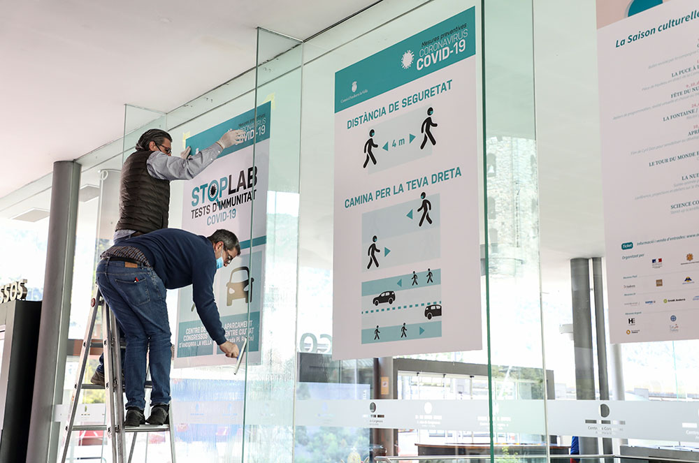 Hall del Centre de Congressos d'Andorra la Vella
