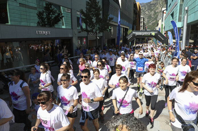 cursa organitzada per l'associació dones d'andorra