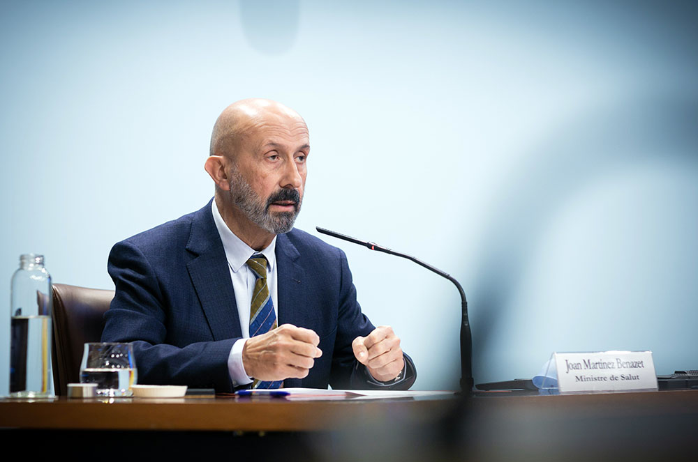 Joan Martínez Benazet ministre de salut