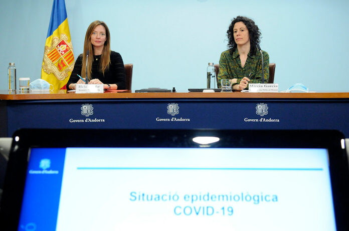 Roda de premsa sobre la tendència de la covid-19