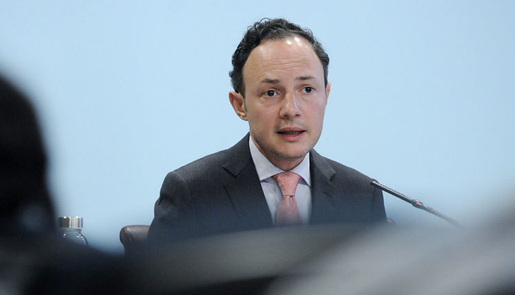 Xavier Espot Cap de Govern d'Andorra parlant de desconfinament