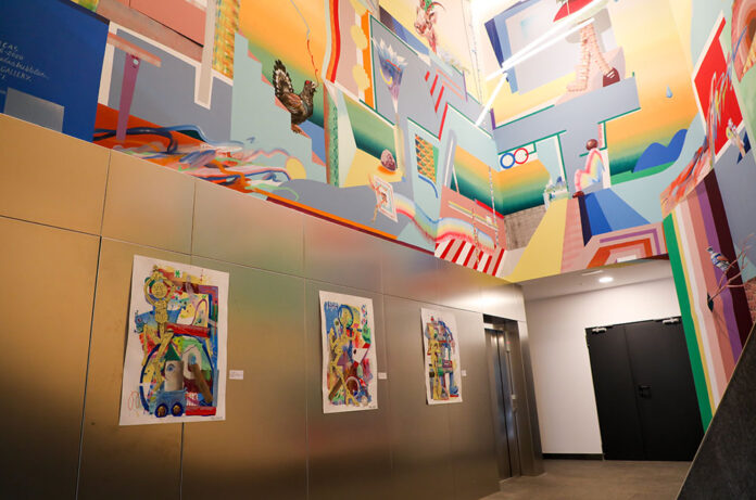 Mural Moanin Gallery Pelucas Pilas Bubbles