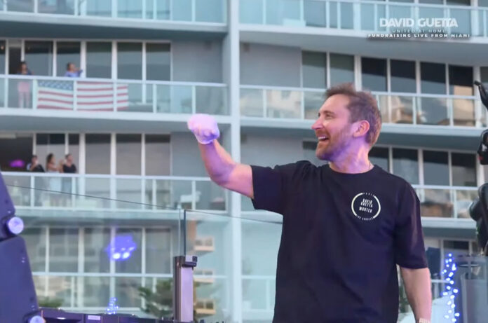 David Guetta en concert a Miami