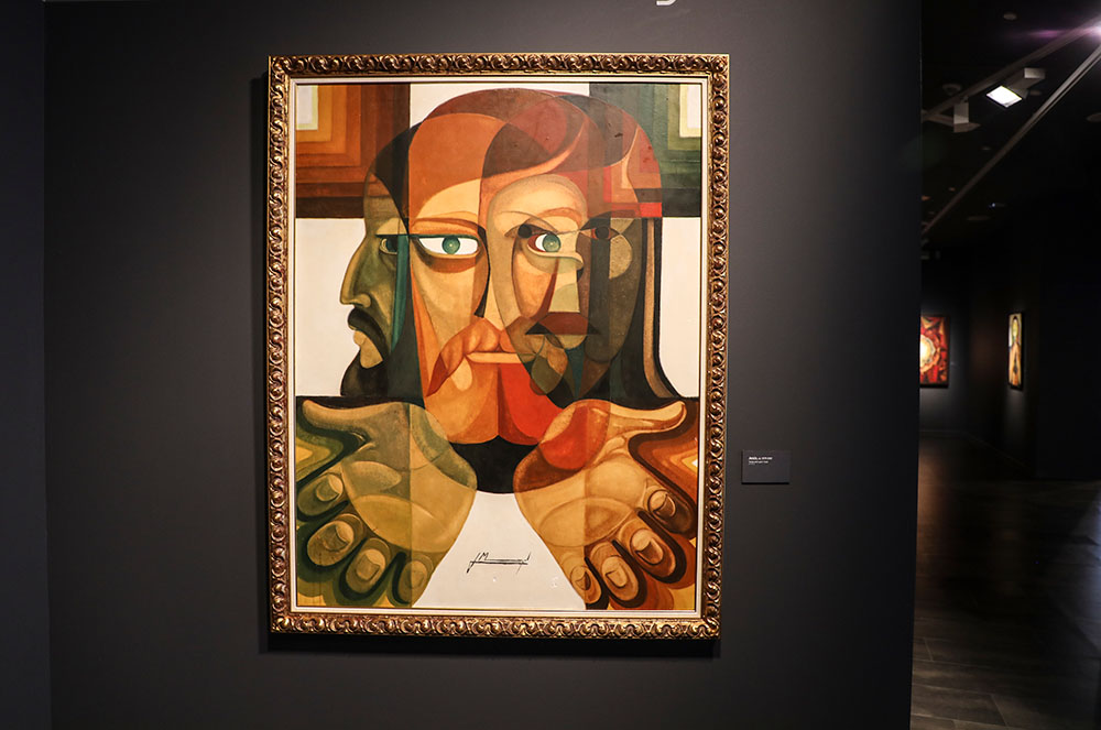 Pintura de Joan Monegal a la sala Artalroc