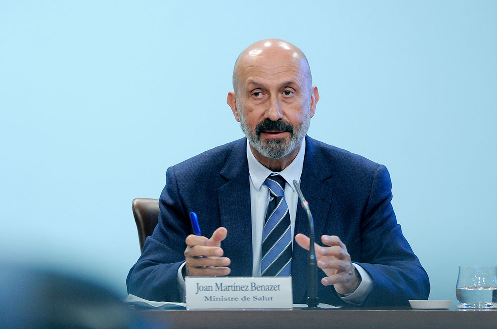 Joan Martínez Benazet ministre de salut del Govern d'Andorra