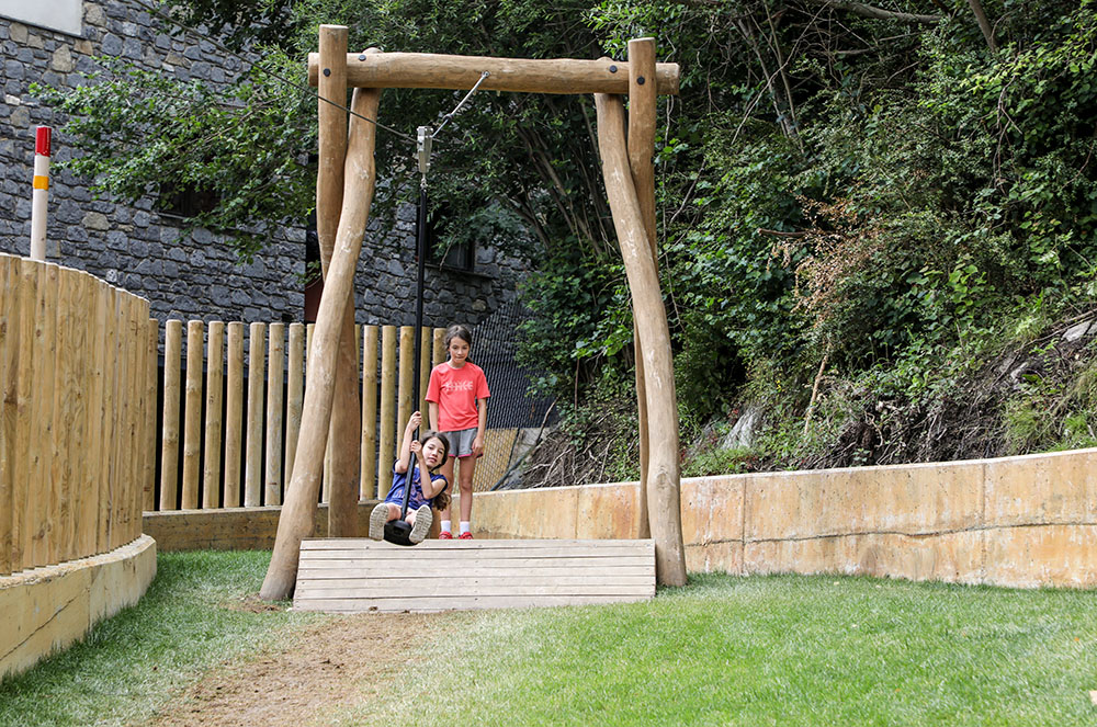 Tirolina al Parc d'Ordino