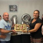 La Berta durant la celebració del seu aniversari