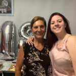 La Berta durant la celebració del seu aniversari