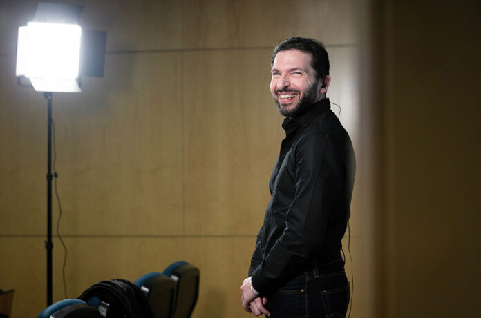 David Jiménez durant una roda de premsa de Govern
