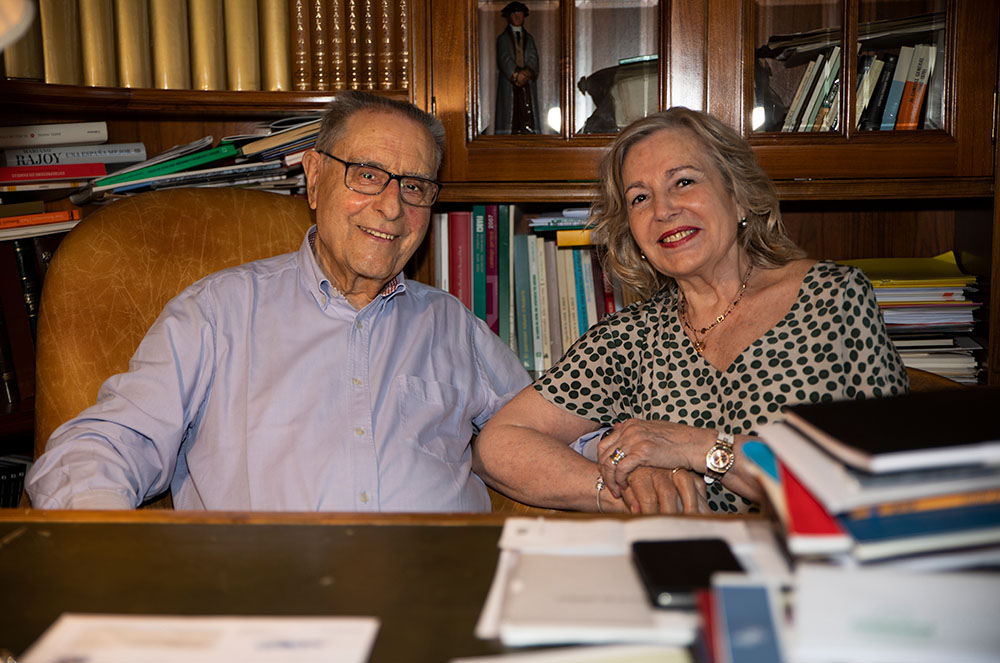 Francina Cardona i el seu marit, l'Estanislau Sangrà