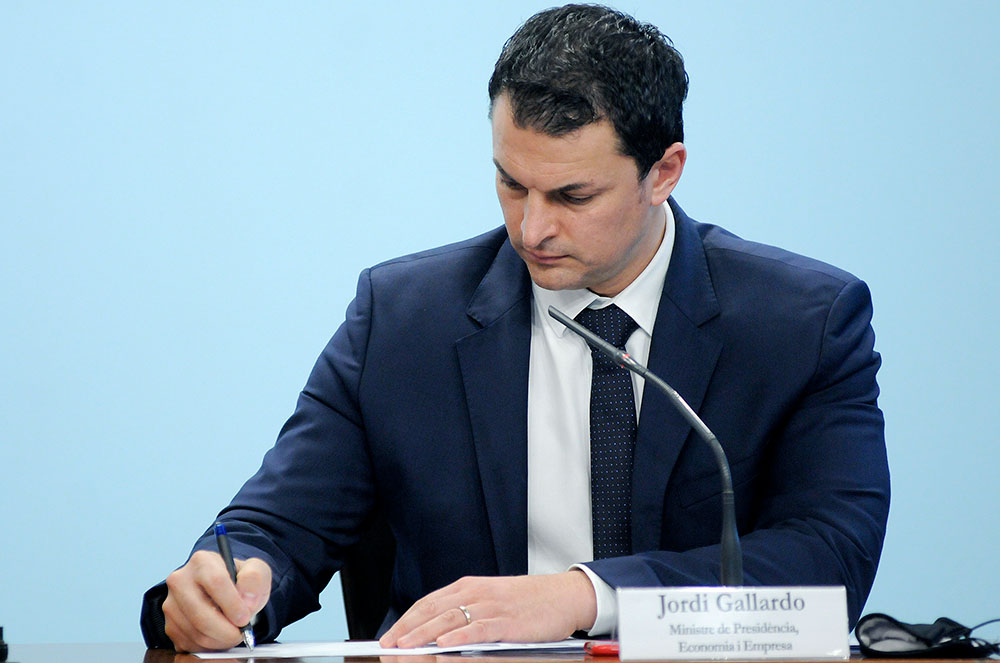 Ministre Jordi Gallardo