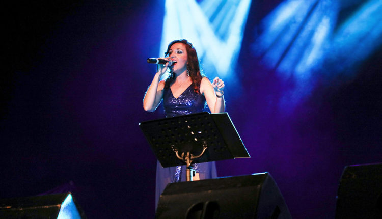 Mar Capdevila durant una actuació