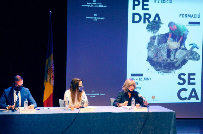 Inauguració 2n curs artesans de la pedra seca.14-09-2020