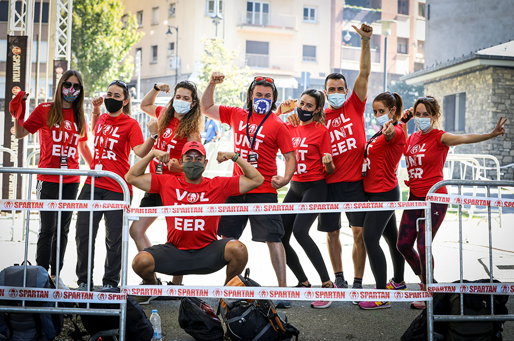 Voluntaris a l'Spartan Race