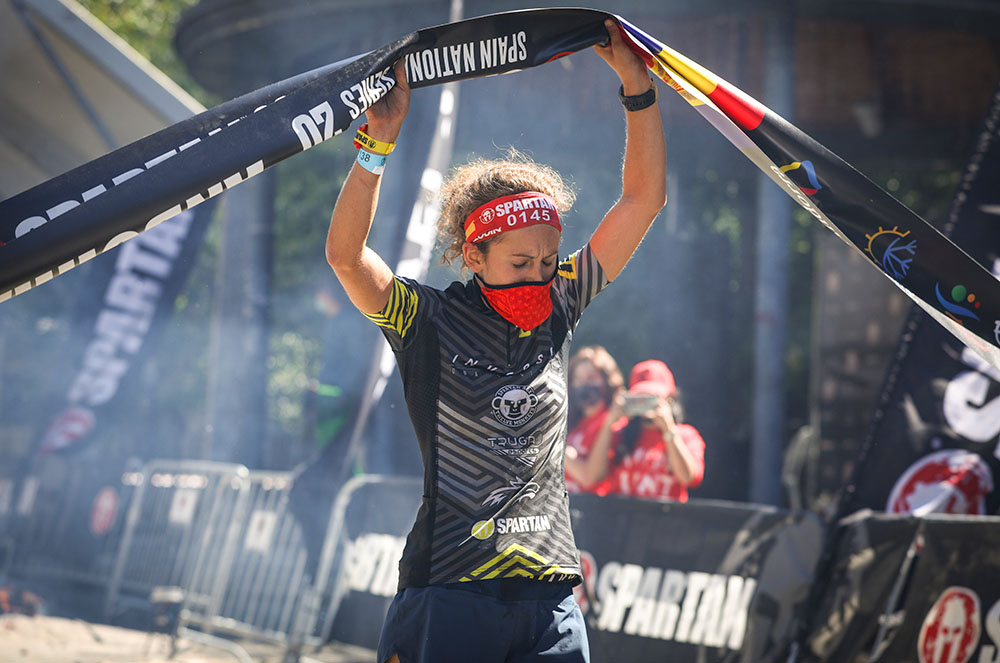 Ona Sociats a l'Spartan Race Andorra 2020
