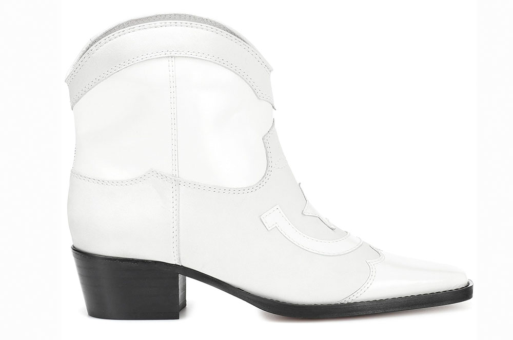 Botins blancs Ganni