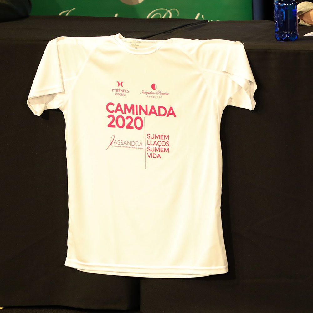 Roda de premsa de presentació de la 7a Caminada contra el càncer