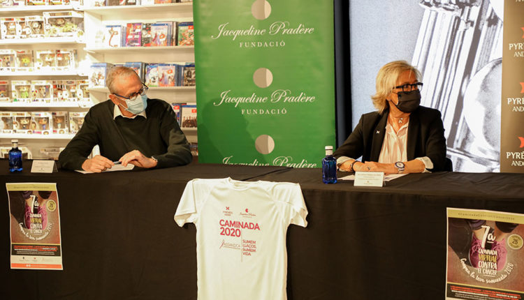Roda de premsa de presentació de la 7a Caminada contra el càncer