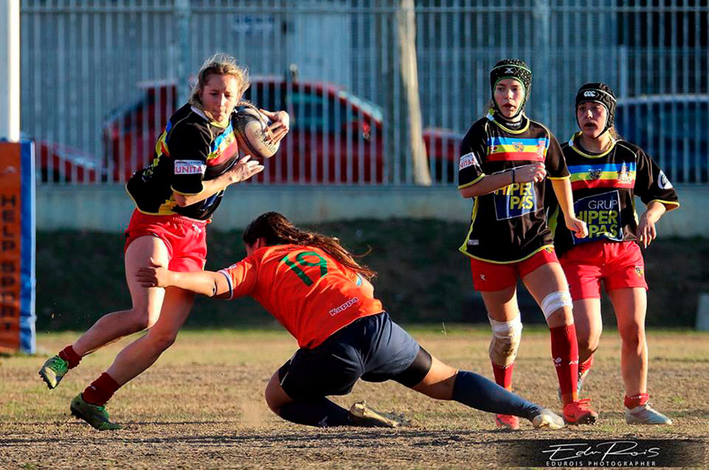 Nadia Olm durant un partit