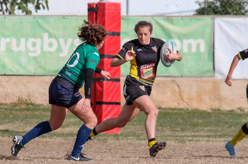 Nadia Olm durant un partit