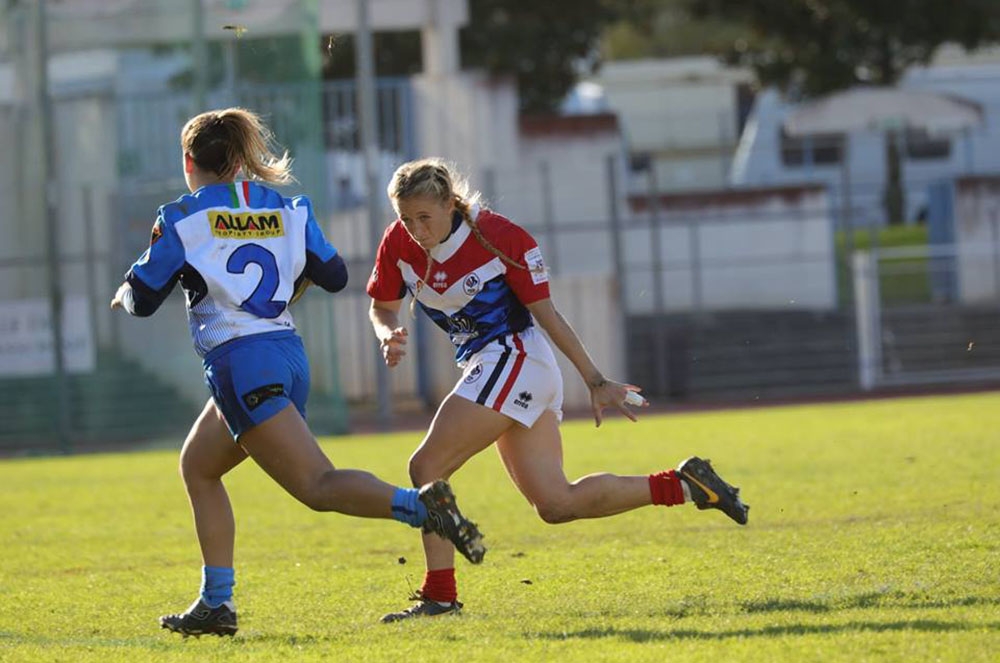 Nadia Olm durant un partit