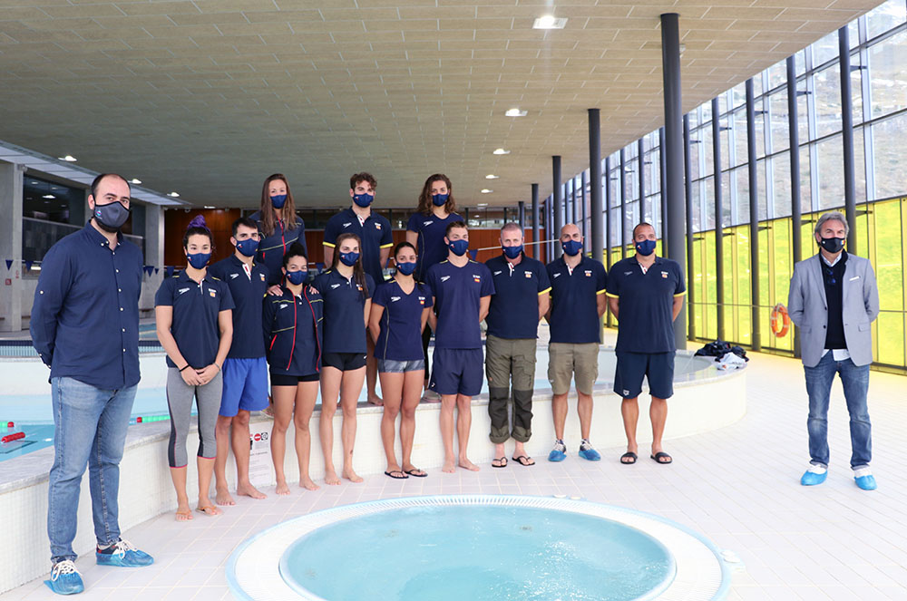 Nadadors espanyols al Pas de la Casa
