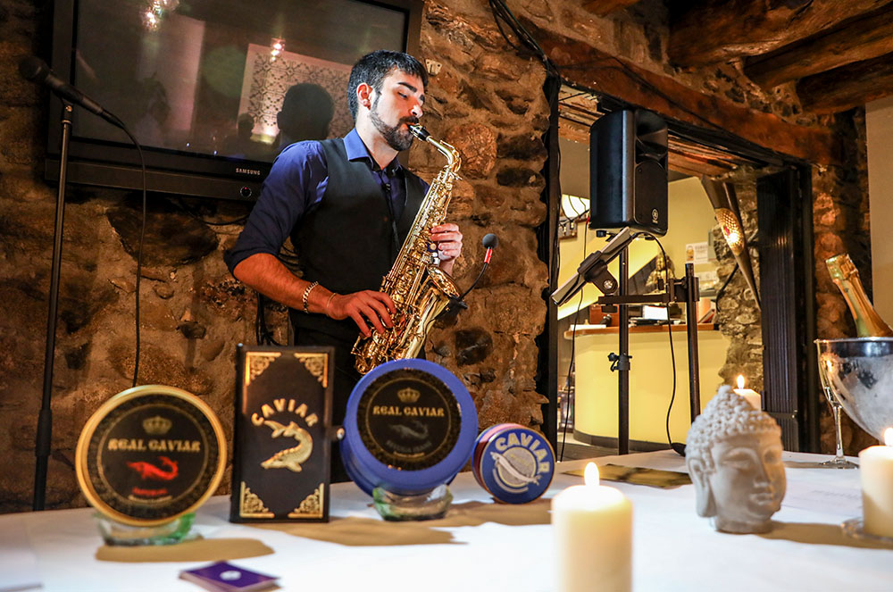 Guillem Tudó a la degustació de Real Caviar a Buda Gastro