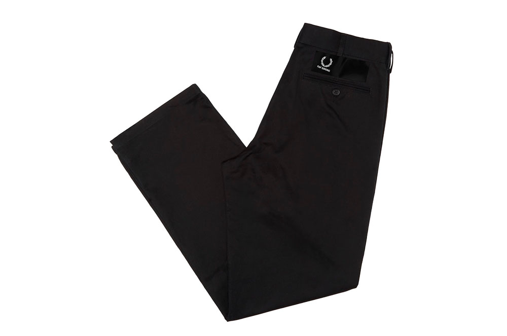 Pantaló de pinces negre, de Fred Perry
