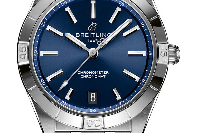 Chronomat Automatic 36 in stainless steel with a blue dial_Ref. A10380101C1A1