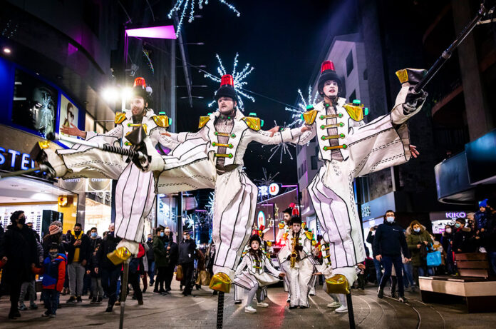 Espectacle itinerant del Poblet de Nadal a Andorra