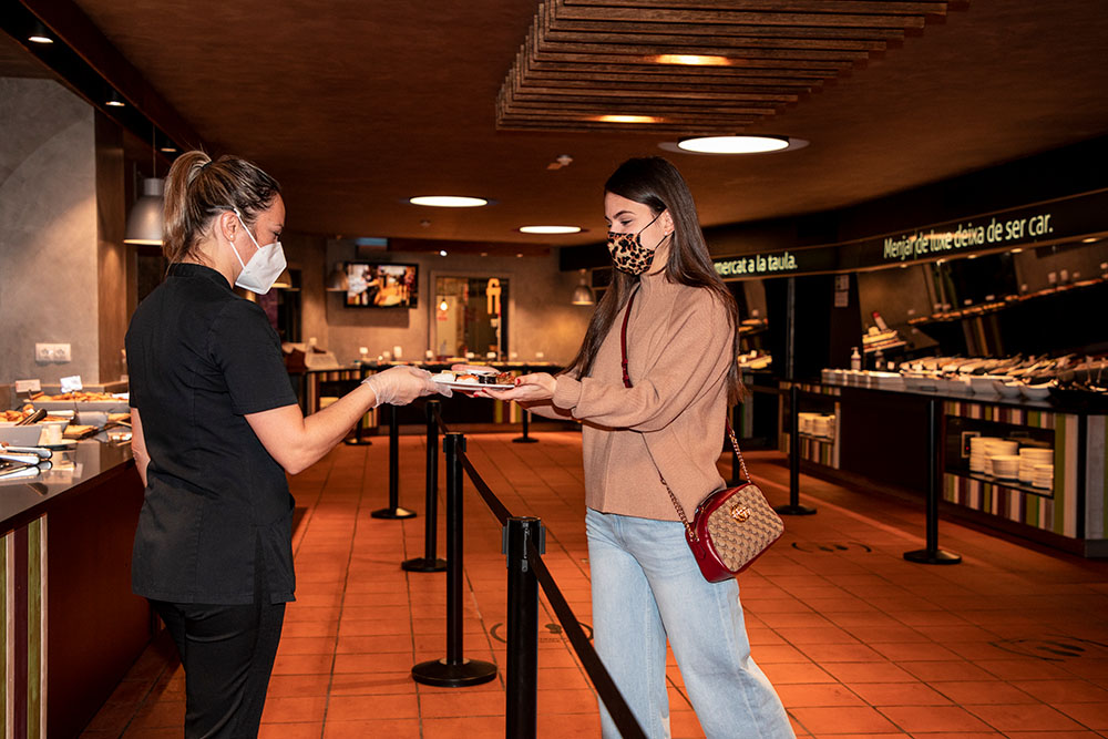 Mesures de seguretat al Bufet el grill