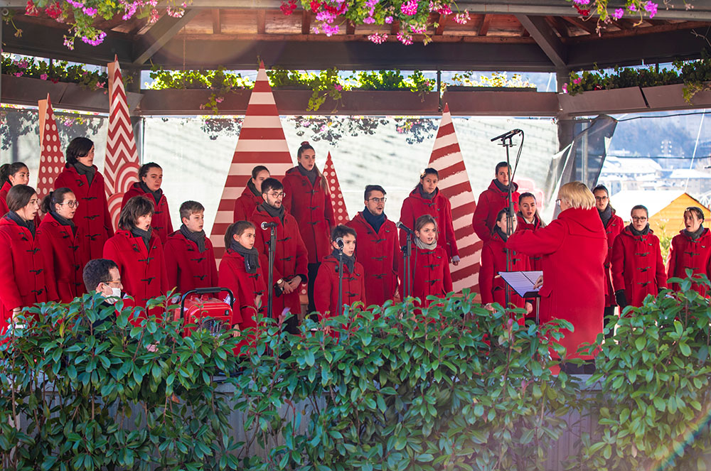 Petits cantors d'Andorra al Poblet de Nadal