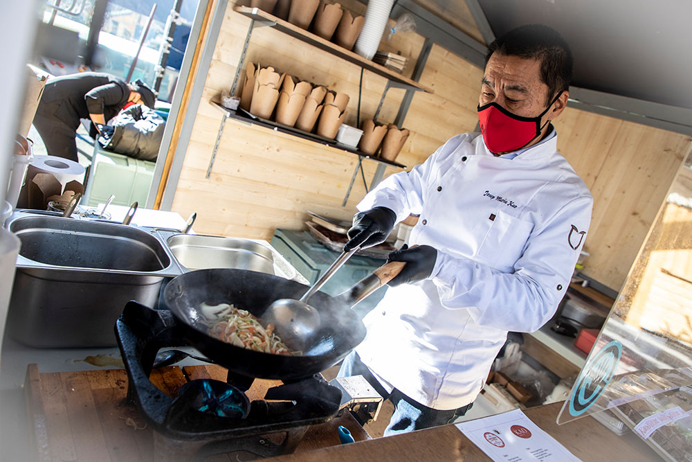 Josep Maria Kao al Poblet de Nadal