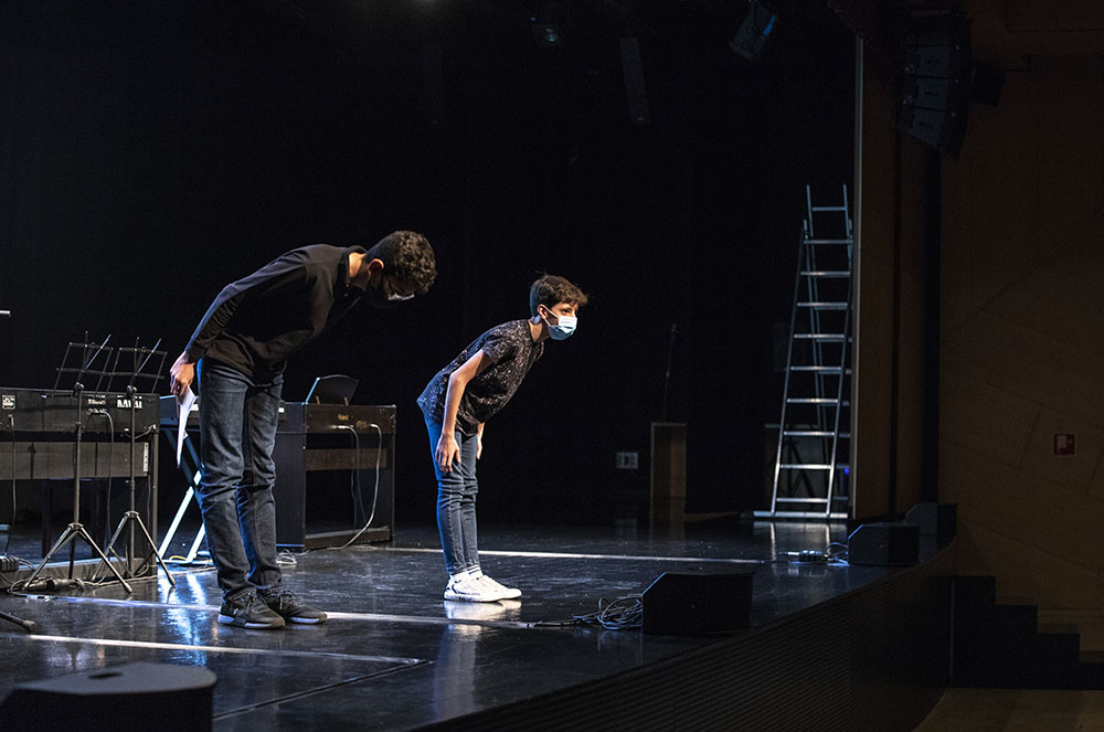 Nens al Concert de Piano Pluja de Dits