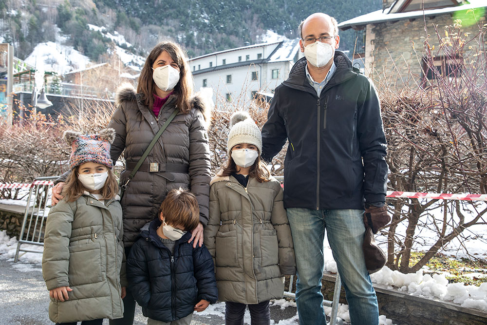 Família al Concert de Nadal de la JONCA