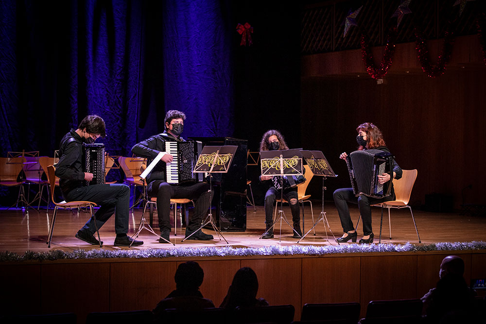 Grup d'Acordió al Concert de Nadal
