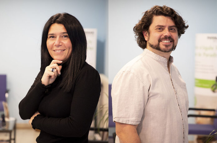 Carles Iriarte i Esther Hoyo del Centre Auditiu Andorrà
