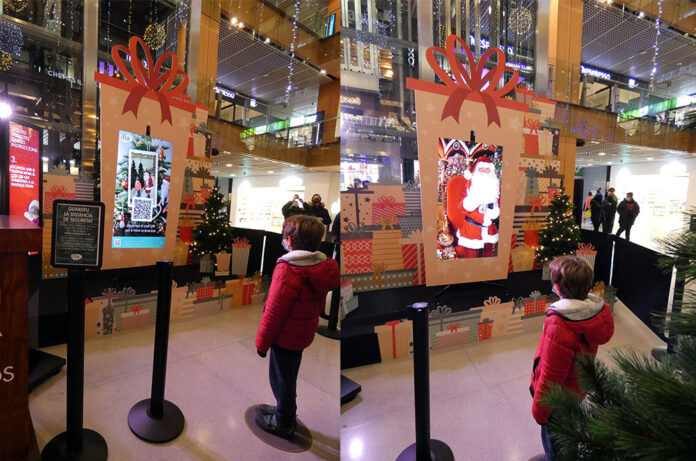 Pare Noel en Realitat Augmentada a l'Illa Carlemany
