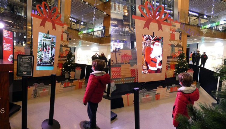 Pare Noel en Realitat Augmentada a l'Illa Carlemany