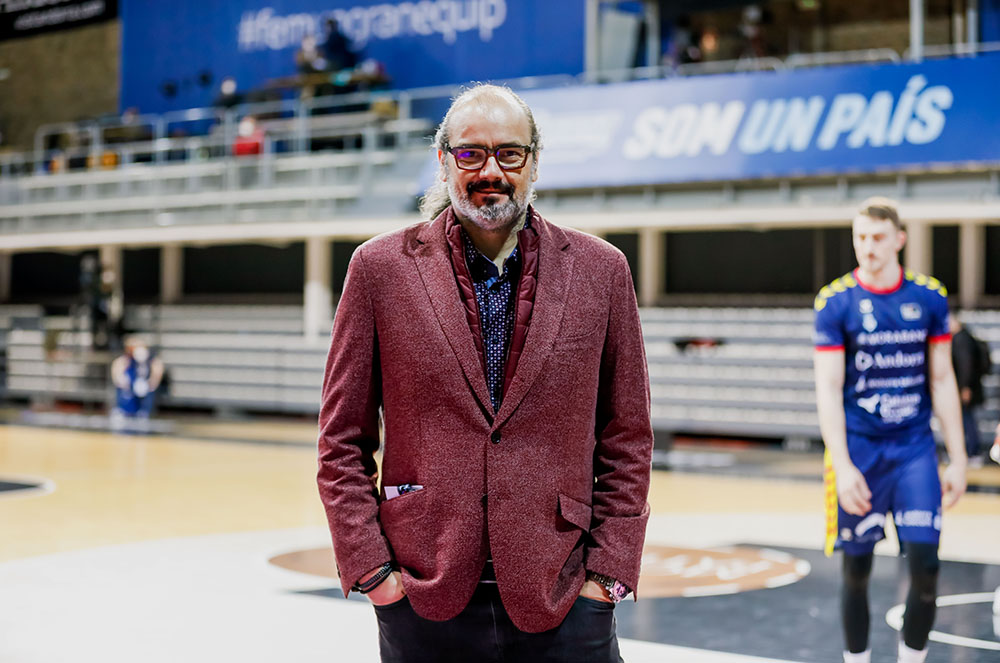 Francesc Solana al Poliesportiu d'Andorra