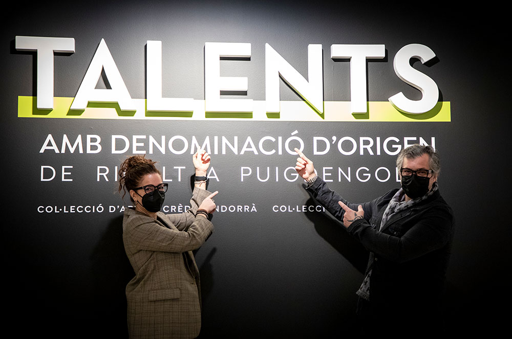 Banner de l'exposició al museu Carmen Thyssen Andorra