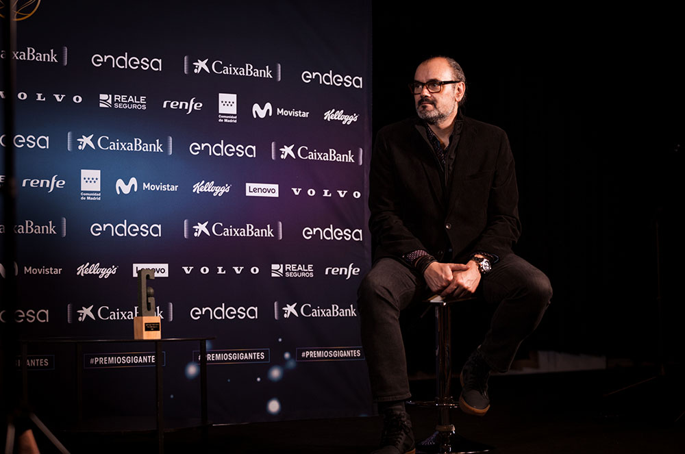 Francesc Solana a la cerimònia de premis