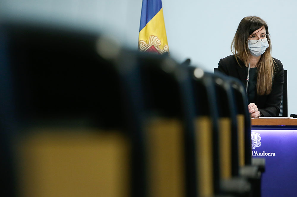 Sílvia Riva presentant la temporada 2021 de l'auditori nacional