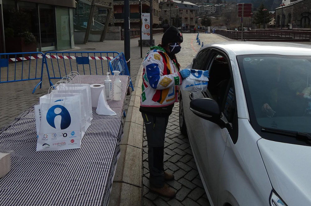 Parada de la Botifarrada sobre rodes a Canillo
