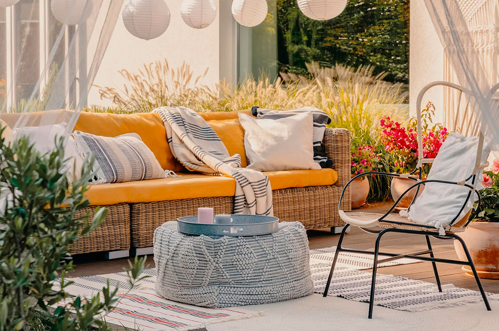 Terrassa amb mobiliari amb ànima pròpia