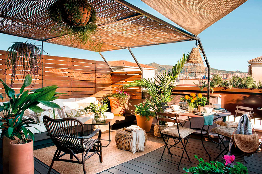 Terrassa amb entrada de llum