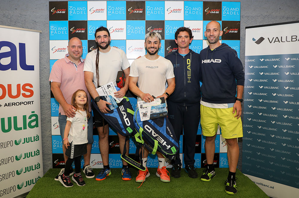 Corbacho al pòdium del torneig GoANDPadel