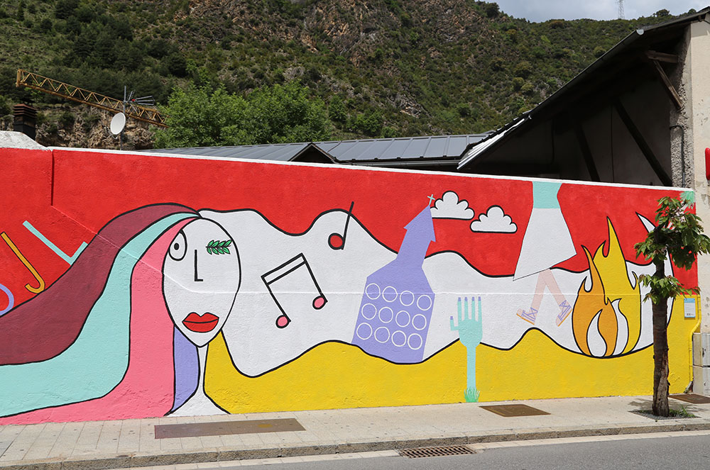 Mural a Sant Julià de Lòria