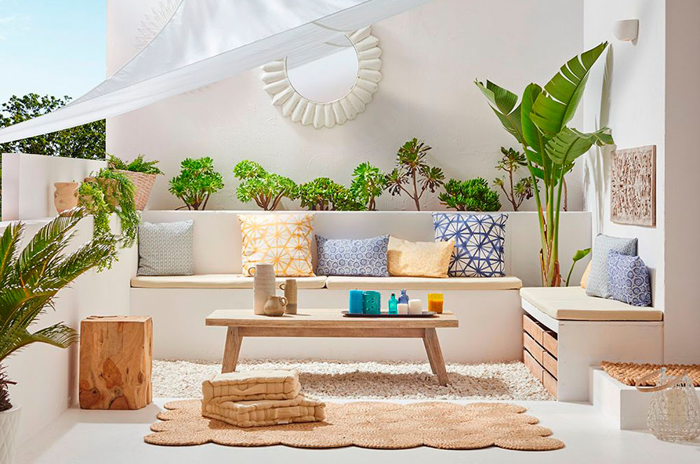 Terrassa amb plantes