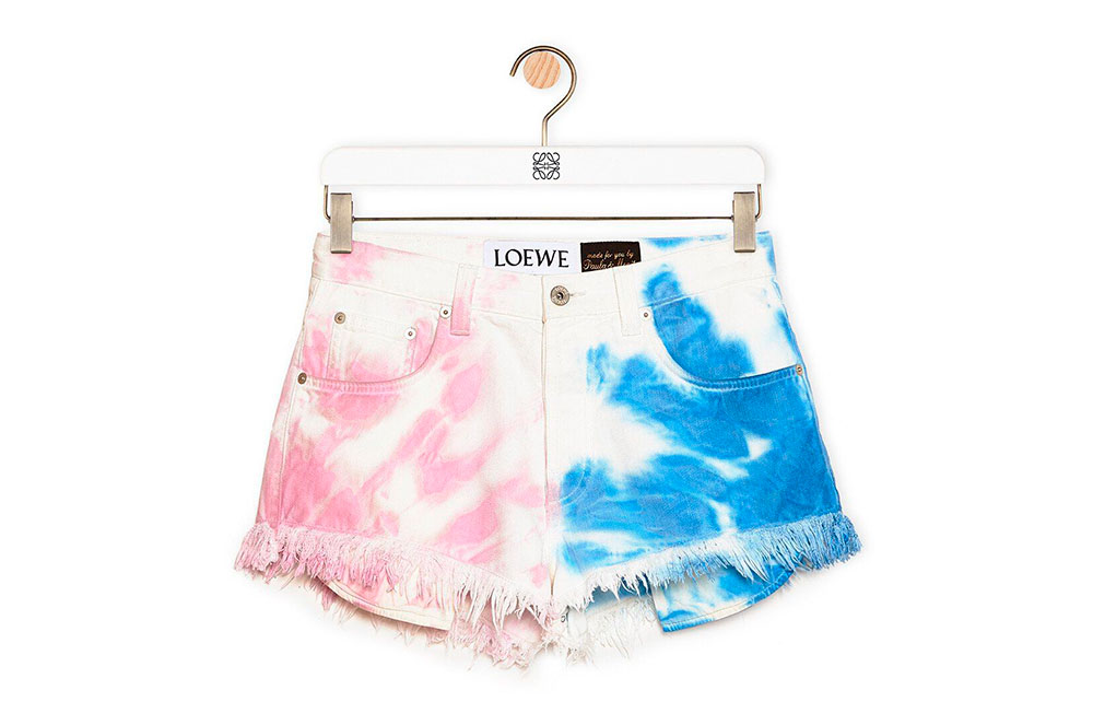 Short curt blanc de LOEWE
